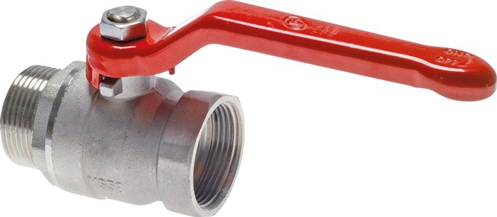 Messing-Kugelhahn, Eco-Line, R 1/4" / Rp 1/4", 0 bis 25bar -Eco-Line