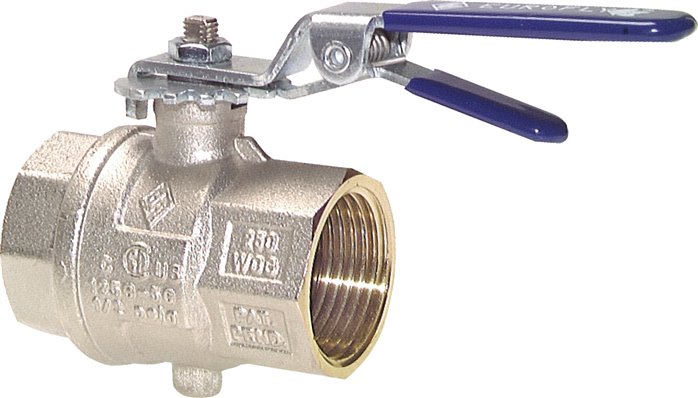 Absperrklappe mit Innengewinde Rp 1-1/2", 0 bis 16bar