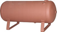 Druckluftbehälter 50 lt, 11 bar, Stahl lackiert, AD 2000, Blau (RAL 5015)