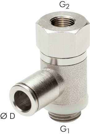 Stoppverschraubung G 1/4"-8mm, ohne Handnotbetätigung IQS-MSV