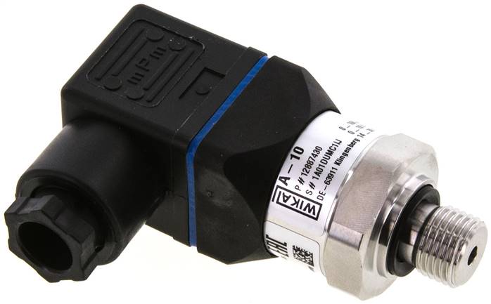 Druckmessumformer 0 bis 1,6 bar (0,5% BFSL), G 1/4" AG, 0-10V, Edelstahl