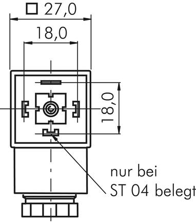 Stecker Größe 3 (DIN/EN-A), schwarz ST 03