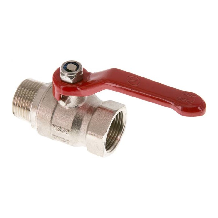 Valvola a sfera in ottone, Eco-Line, R 3/4" / Rp 3/4", da 0 a 25 bar - Eco-Line