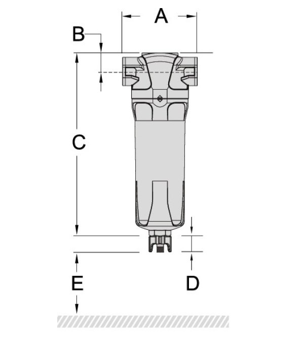 Schneider Industrie- Mikrofilter Typ  FC 85 (G1/2)