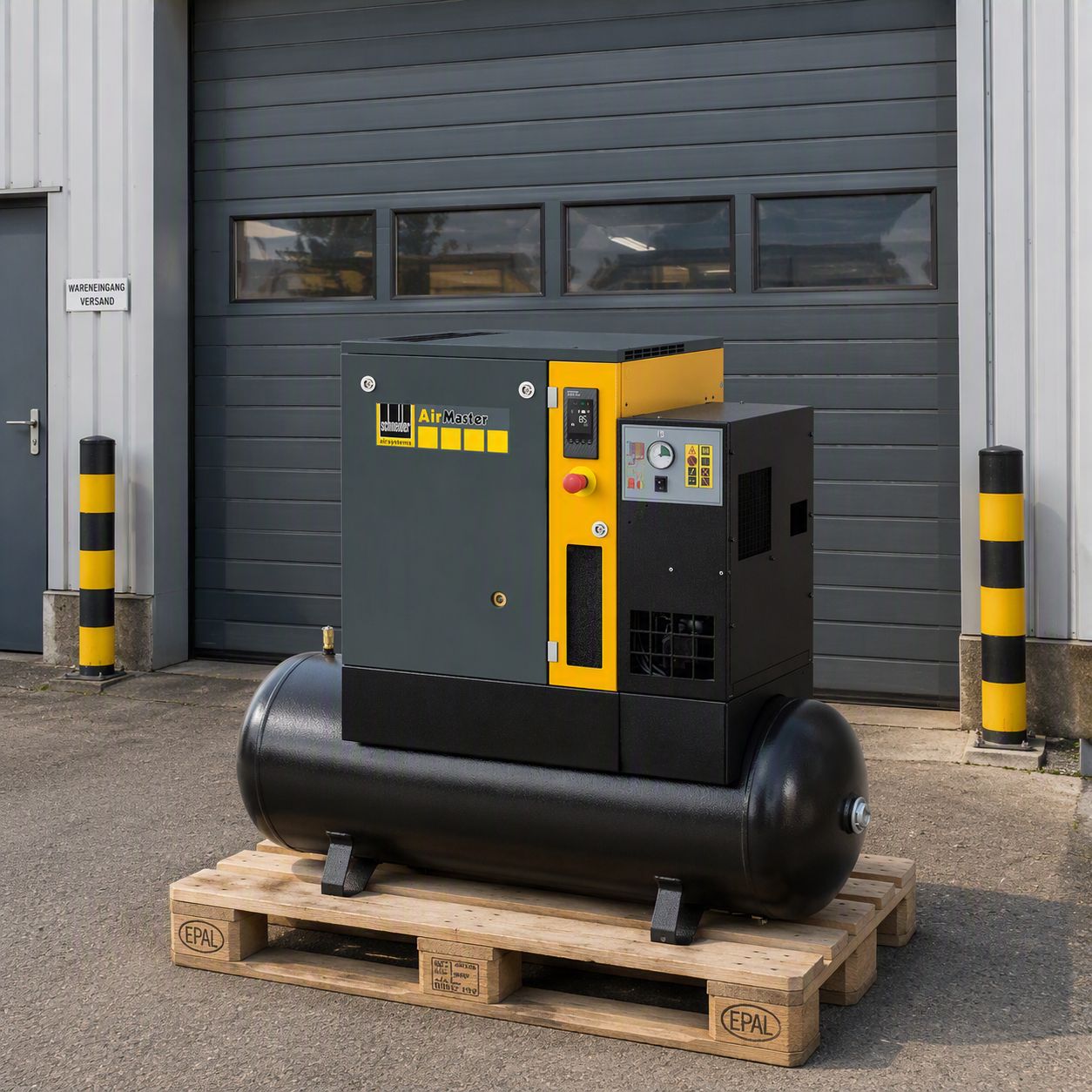 AUSSTELLER I Schneider-Schraubenkompressor AM B 4-10-270 XVSBDK BASE,   4152061053
