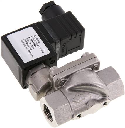 2/2-Wege ES-Magnetventil G 3/8", 0,3 - 20 bar, stromlos geschlossen (NC) 24VAC