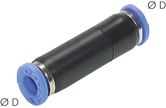 Steckanschluss-Rückschlagventil 8mm, IQS-Standard
