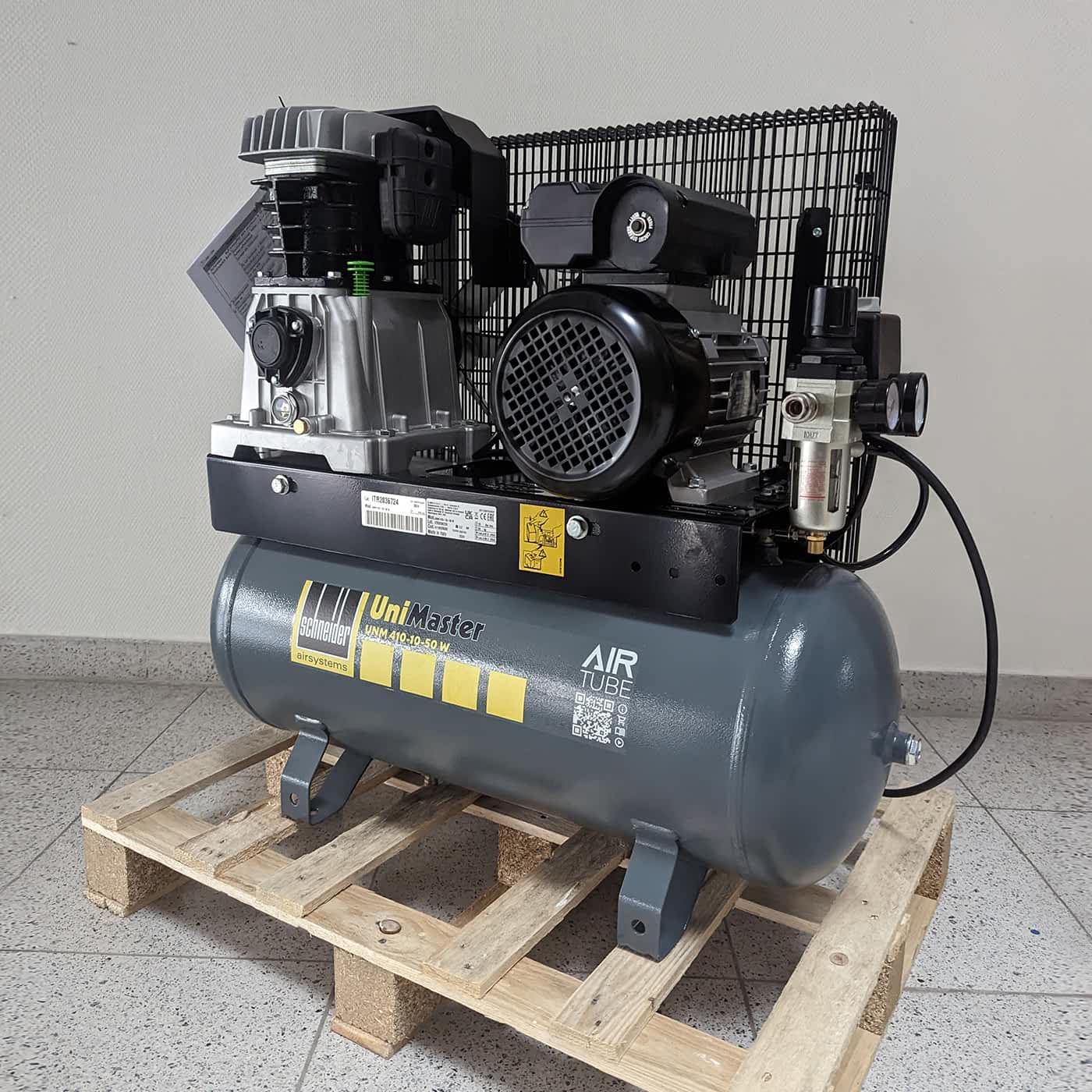 AUSSTELLER Schneider-Kompressor UNM 410-10-50 W 4116028092 Neues Modell 2024