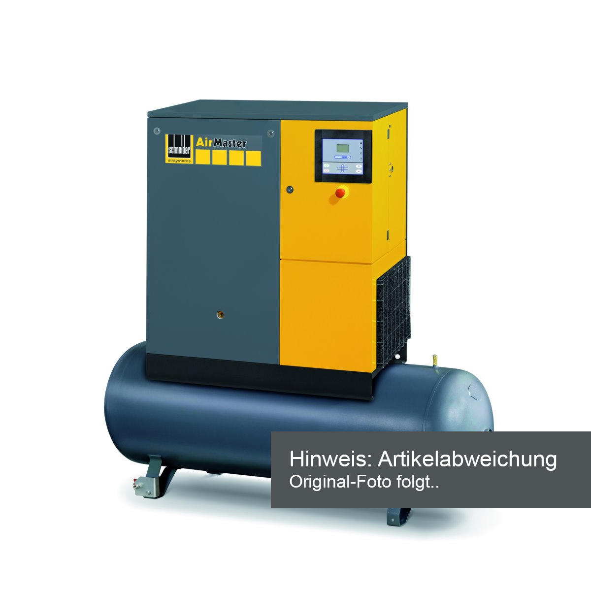 AUSSTELLER Schneider AM B 7-10-500 XBDK · 1,1 m³/min · 10 bar · 7,5 kW · Schraubenkompressor