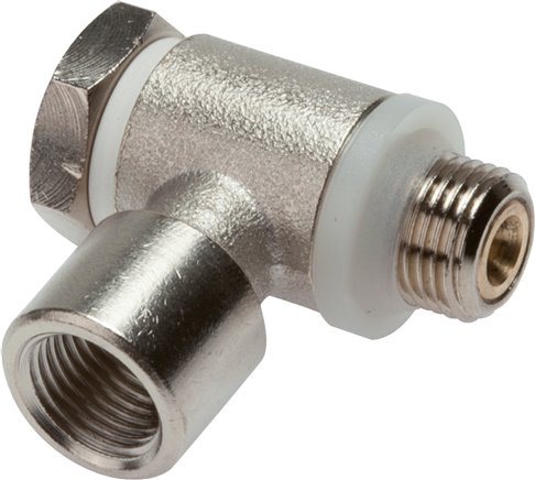 Drosselrückschlagventil G 1/8", abluftregelnd (B), Messing