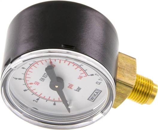 Manometer senkrecht (ST/Ms), 40mm, 0 - 10 bar, G 1/8"