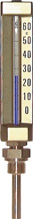 Maschinenthermometer (150mm) senkrecht/0 bis +120°C/100mm