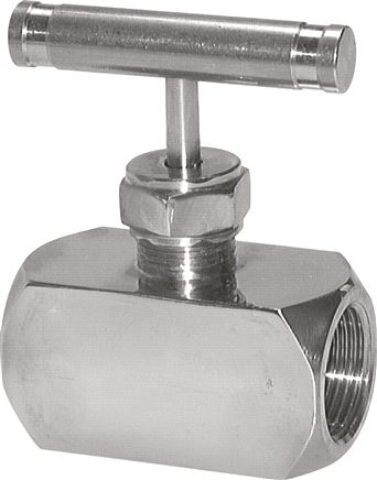Nadel-Absperrventil, Edelstahl, G 1/2", PN 400