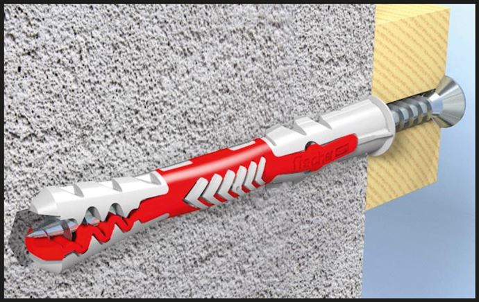 FISCHER Dübel, DUOPOWER 10x80, 25er Pack