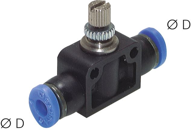 Drosselrückschlagventil 1/2" (12,7 mm) Steckanschluss