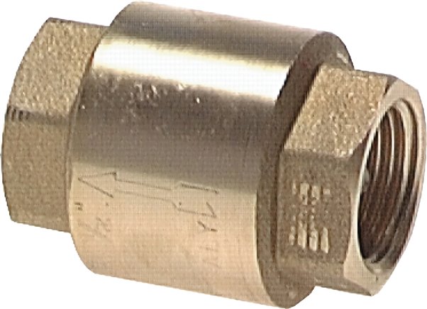 Rückschlagventil (leicht), G 1/2", PN 12, Messing