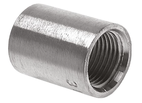 Rundmuffe Rp 4"-Rp 4", 1.4408