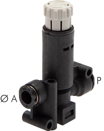 Druckregler 6-6mm, ohne Manometer, IQS-Standard