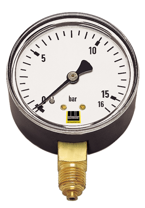 Manometer MM-S 50-10b G1/4 Messbereich 0-10 bar Gehäuse 50 mm senkrecht DGKE670031