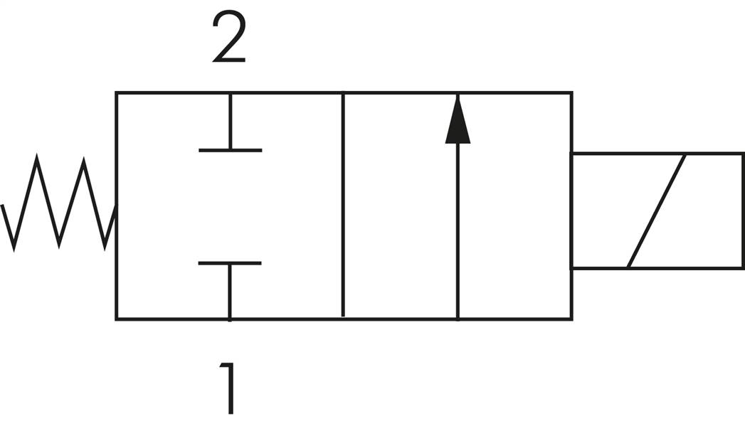 2/2-Wege ES-Magnetventil G 1/8" 24 V= Eco