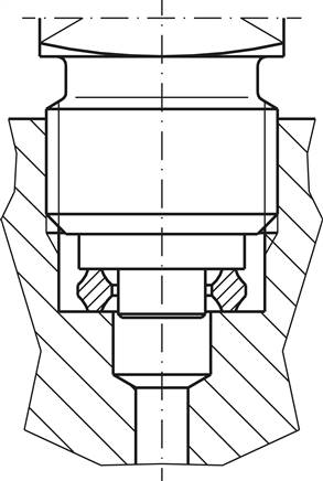 Manometer Profildichtring, 1.4571, G 1/4"