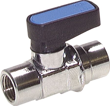 Messing-Minikugelhahn Rp 1/4"-Rp 1/4" (IG), PN 20