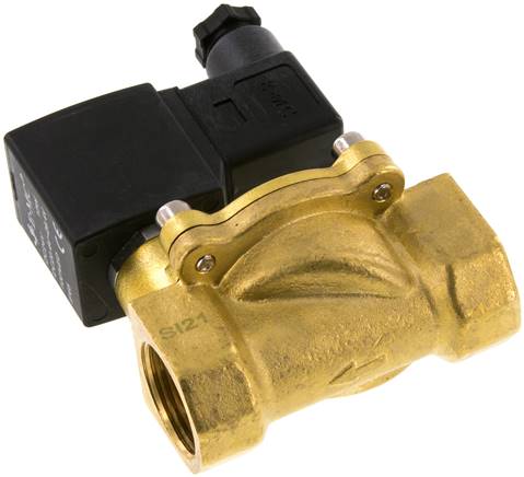 2/2-Wege Messing-Magnetventil G 3/4" 24 V= Eco (NC), Dichtung FKM