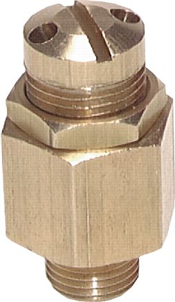 Mini-Sicherheitsventil G 1/4", 1 - 4 bar, Messing