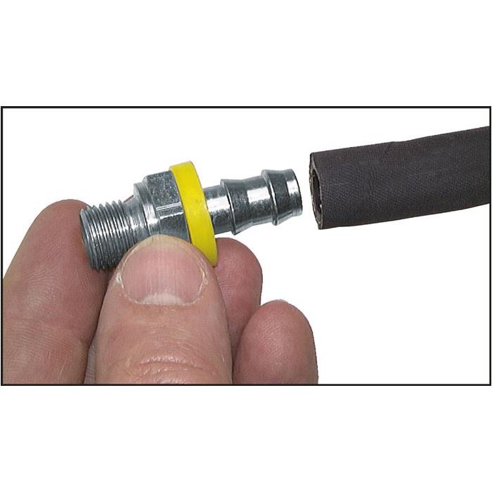 Steckanschluss G 1/4" AG (60° Konus), 9,5mm GSP-Schlauch