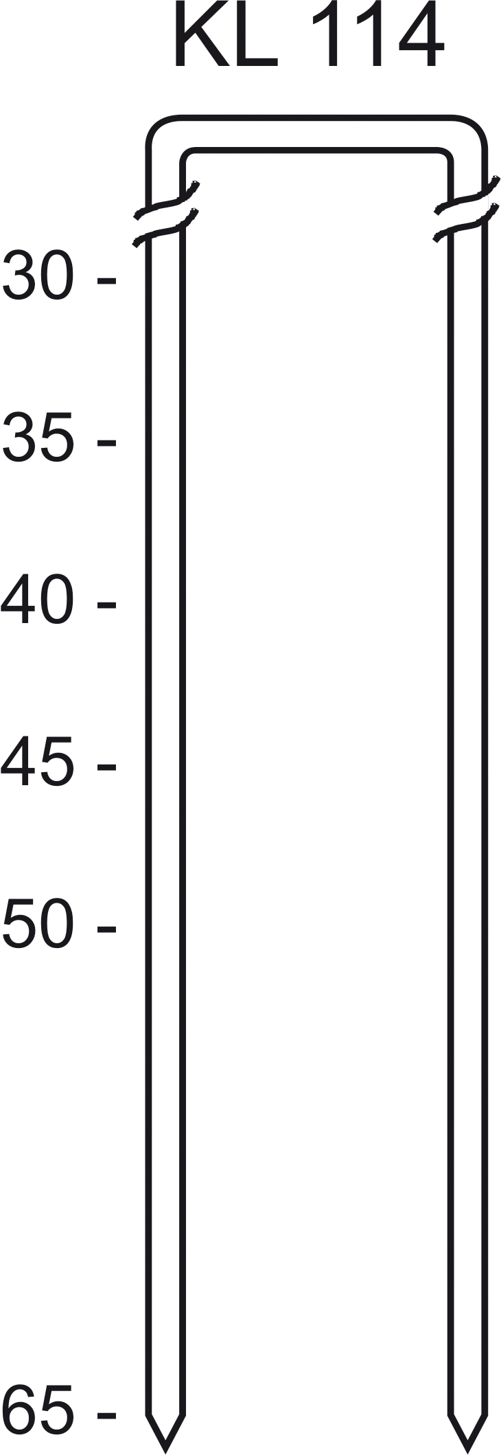 Heftklammer KL 114/45 CNKH/10000 DGKC430024
