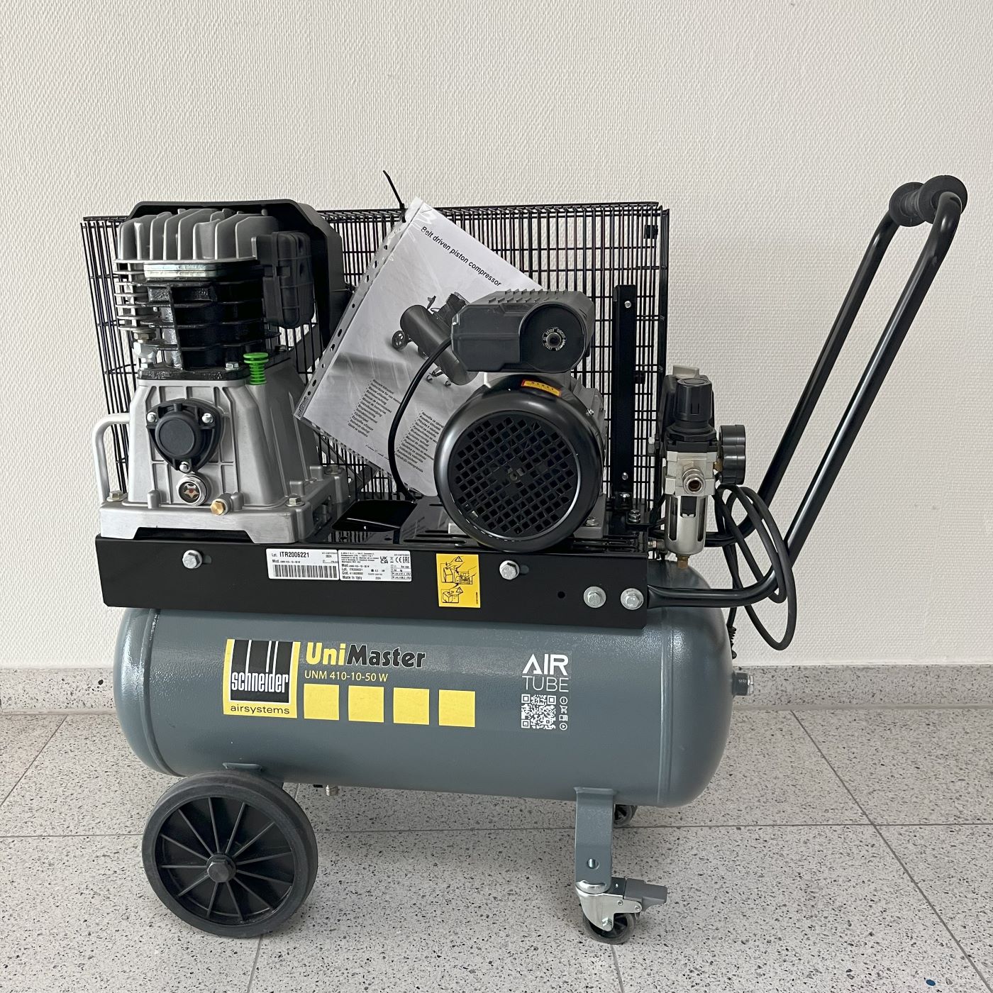 GEBRAUCHT Schneider-Kompressor UNM 410-10-50 W 4116028092 Neues Modell 2024