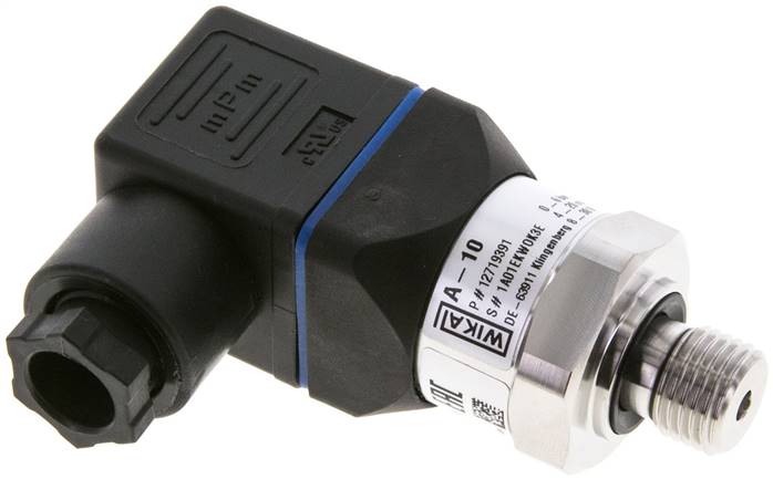Druckmessumformer 0 bis 600 bar (0,5% BFSL), G 1/4" AG, 4-20mA, Edelstahl