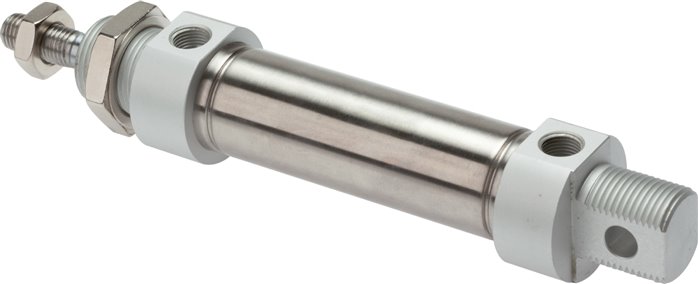 ISO 6432-Zylinder, doppeltwirkend, Kolben 20mm,Hub 25mm -Eco-Line