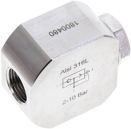 Edelstahl-Schnellentlüftungsventil, G 3/8"