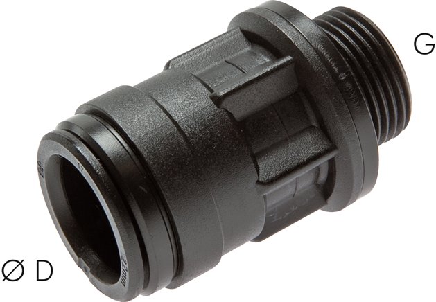 Gerader Steckanschluss G 3/4"-22mm, IQS-Big